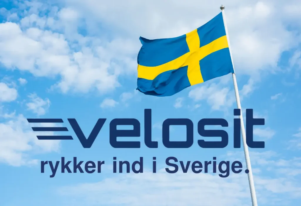 Velosit rykker ind i Sverige 
